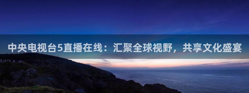 nba黑白直播免费观看：中央电视台5直播在线：汇聚全球视野，共享文化盛宴